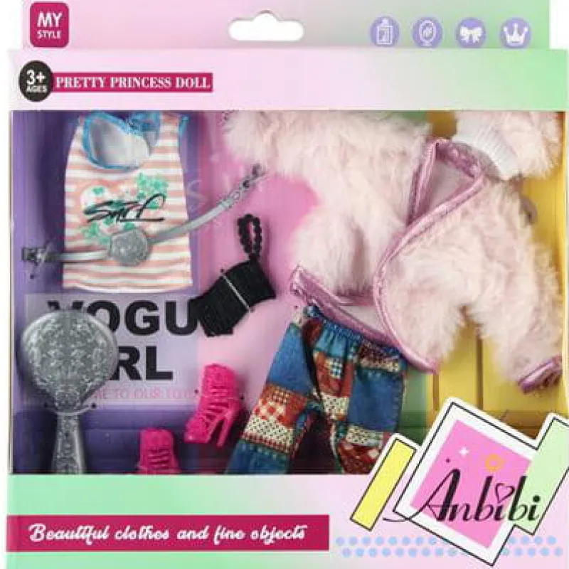 EURO-TRADE Akcesoria dla lalek ubranka Mega Creative 544189