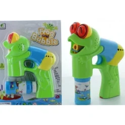 NORIMPEX Aparat pistolet do baniek Żaba, bańki mydlane dźwięk światło 1000626 mix cena za 1szt