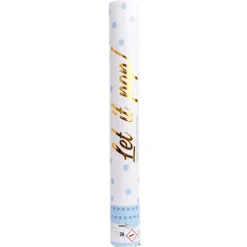 AMSCAN Armatka konfetti Blue papier okrągły 40cm 9916467
