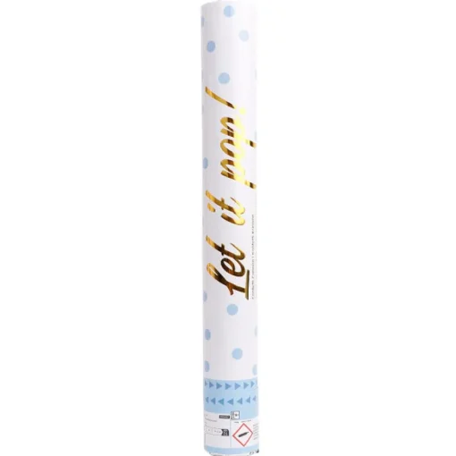 AMSCAN Armatka konfetti Blue papier okrągły 40cm 9916467