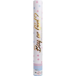 AMSCAN Armatka konfetti Gender Reveal Girl papier okrągły 40cm 9916488