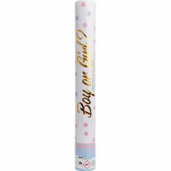 AMSCAN Armatka konfetti Gender Reveal Girl papier okrągły 40cm 9916488