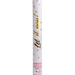 AMSCAN Armatka konfetti Pink papier okrągły 40cm 9916470