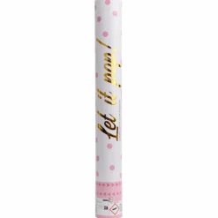 AMSCAN Armatka konfetti Pink papier okrągły 40cm 9916470