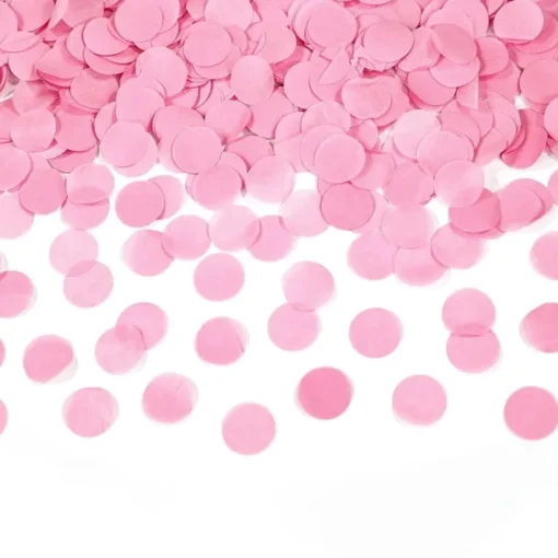 AMSCAN Armatka konfetti Pink papier okrągły 40cm 9916470
