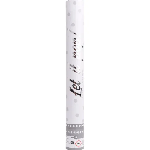AMSCAN Armatka konfetti White papier okrągły 40cm 9916658