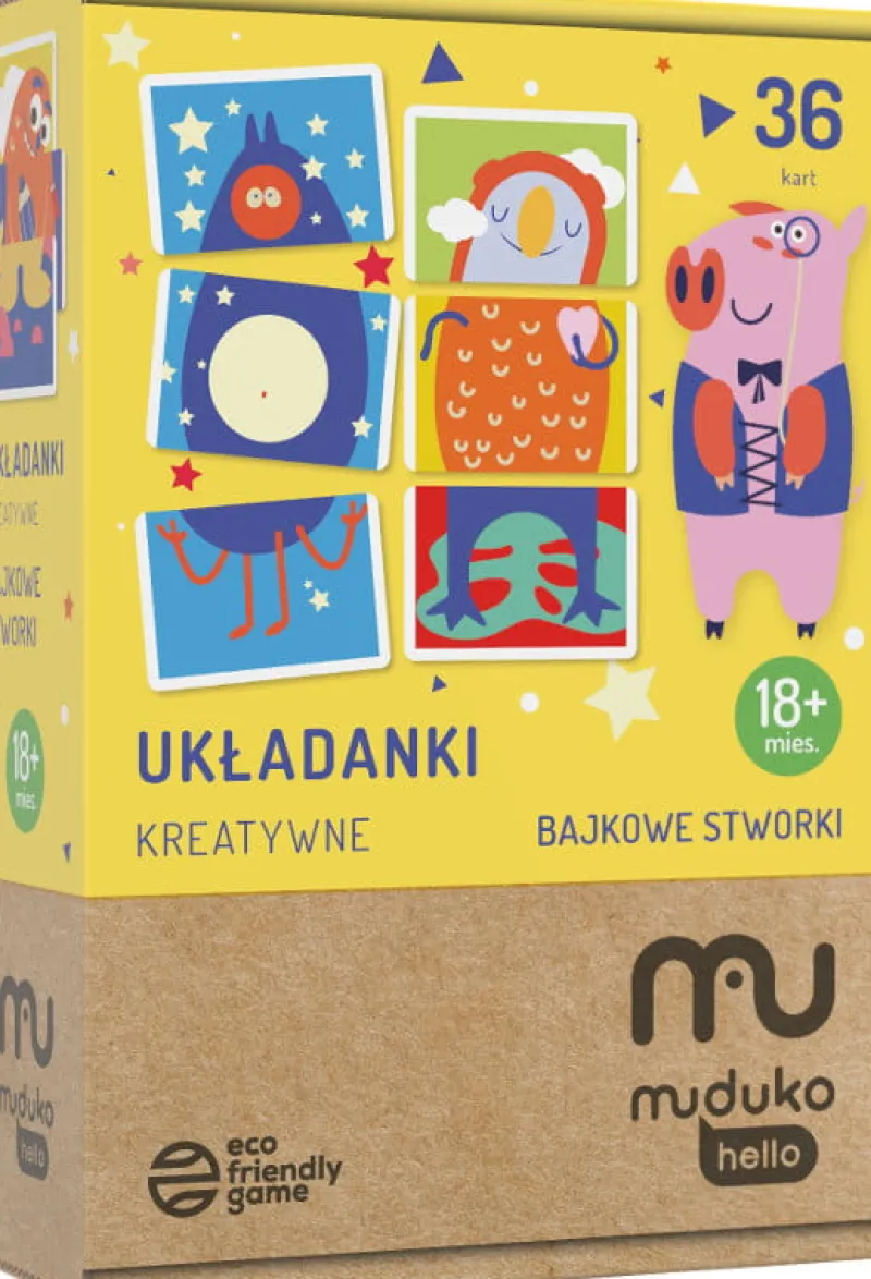 MUDUKO Bajkowe Stworki. Układanki kreatywne