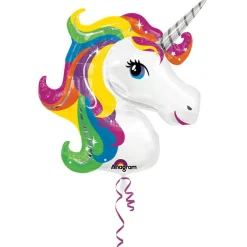 AMSCAN Balon foliowy Jednorożec Rainbow 83x73cm P35 luz 3129902