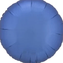 AMSCAN Balon foliowy Lustre Azure niebieski okrągły 43cm 9914095