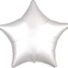 AMSCAN Balon foliowy Lustre biały gwiazda 48cm 9914142