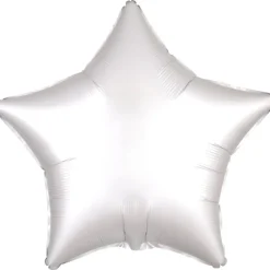 AMSCAN Balon foliowy Lustre biały gwiazda 48cm 9914142