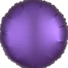 AMSCAN Balon foliowy Lustre fioletowy okrągły 43cm 9914128