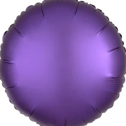 AMSCAN Balon foliowy Lustre fioletowy okrągły 43cm 9914128