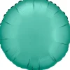 AMSCAN Balon foliowy Lustre Jade Green okrągły 43cm 9914104