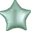 AMSCAN Balon foliowy Lustre Mint Green gwiazda 48cm 9914109