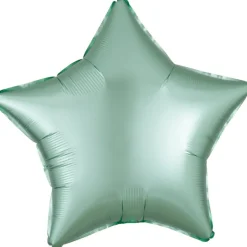 AMSCAN Balon foliowy Lustre Mint Green gwiazda 48cm 9914109