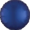 AMSCAN Balon foliowy Lustre Navy niebieski okrągły 43cm 9914110