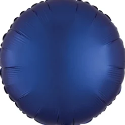 AMSCAN Balon foliowy Lustre Navy niebieski okrągły 43cm 9914110