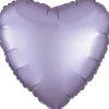 AMSCAN Balon foliowy Lustre Pastel lilac serce 43cm luzem 9914123-92