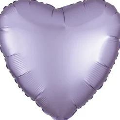 AMSCAN Balon foliowy Lustre Pastel lilac serce 43cm luzem 9914123-92