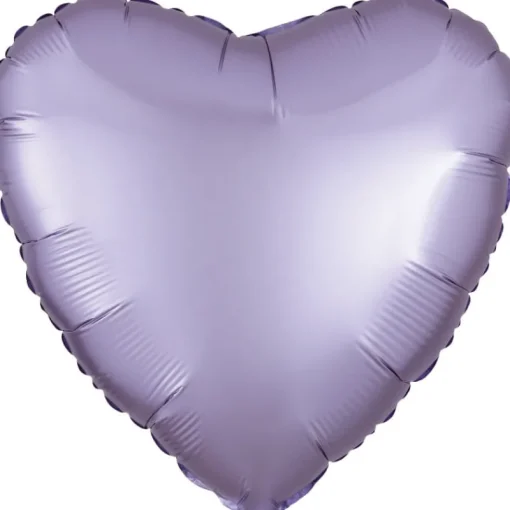 AMSCAN Balon foliowy Lustre Pastel lilac serce 43cm luzem 9914123-92