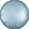AMSCAN Balon foliowy Lustre Pastel niebieski okrągły 43cm 9914116