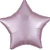 AMSCAN Balon foliowy Lustre Pastel różowy gwiazda 48cm 9914121
