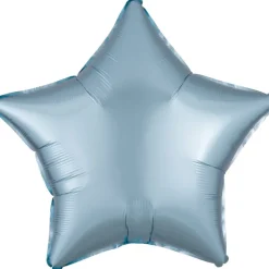 AMSCAN Balon foliowy Lustre Pastel niebieski gwiazda 48cm 9914118