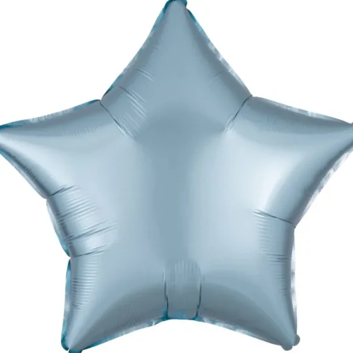 AMSCAN Balon foliowy Lustre Pastel niebieski gwiazda 48cm 9914118