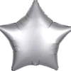 AMSCAN Balon foliowy Lustre srebrny gwiazda 48cm luzem 9914127-92