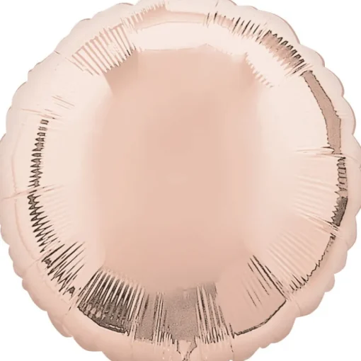 AMSCAN Balon foliowy metalik różowe złoto okrągły 43cm luzem 9914092-92