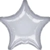 AMSCAN Balon foliowy metalik srebrny gwiazda 48cm 9914088