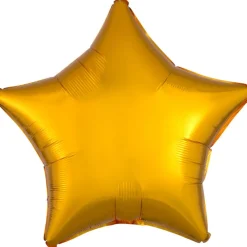 AMSCAN Balon foliowy metalik złoty gwiazda 48cm 9914076