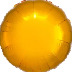 AMSCAN Balon foliowy metalik złoty okrągły 43cm 9914074