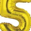 AMSCAN Balon foliowy mini cyfra 5 złota 25,5x40cm 9909683