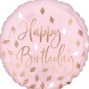 AMSCAN Balon foliowy Standard Blush Birthday S40 zapakowany 4211601