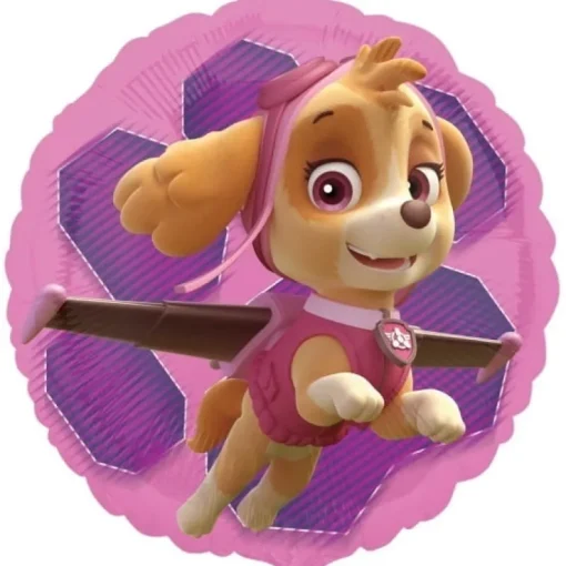 AMSCAN Balon foliowy standard Paw Patrol Sky&Everest okrągły 43cm S60, opakowanie 3408801