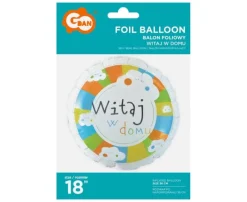 GODAN Balon foliowy Witaj w domu, 18"