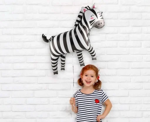 GODAN Balon foliowy Zebra 80x78cm