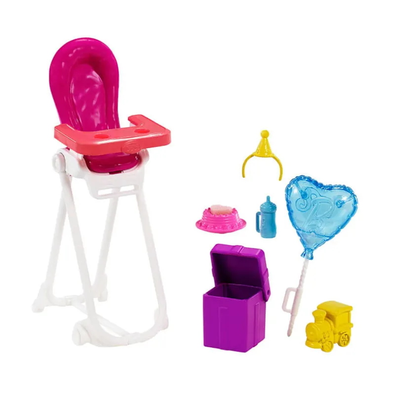 MATTEL Barbie Lalka Skipper Miniurodziny krzesełko GRP40