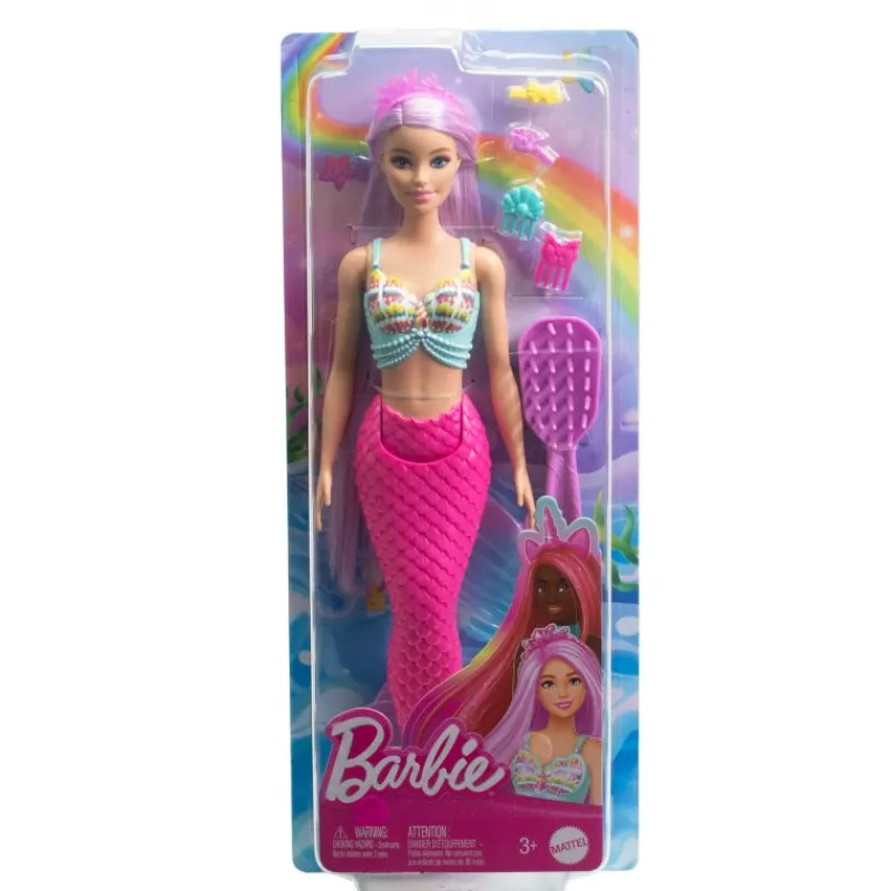 MATTEL Barbie Lalka Syrenka długie włosy HRR00