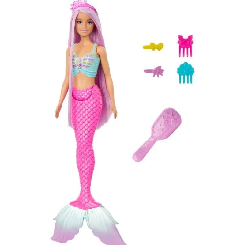 MATTEL Barbie Lalka Syrenka długie włosy HRR00