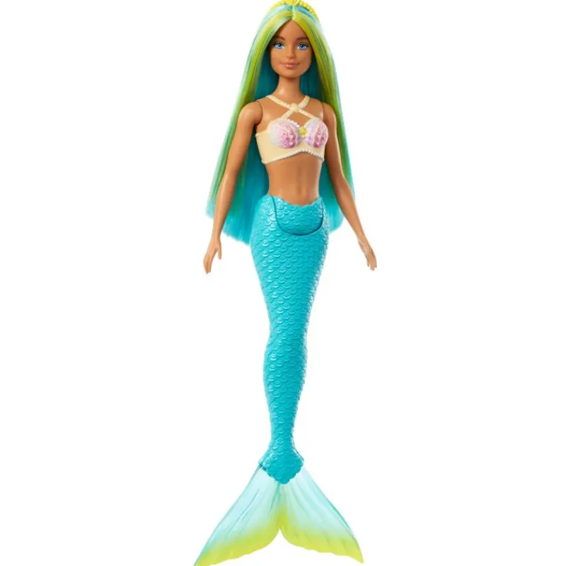 MATTEL Barbie Lalka Syrenka niebieski ogon HRR03 HRR02