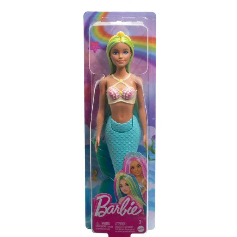 MATTEL Barbie Lalka Syrenka niebieski ogon HRR03 HRR02