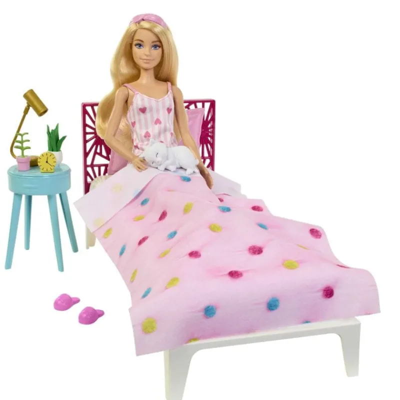 MATTEL Barbie Sypialnia Barbie Zestaw + lalka HPT55 p2