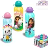 KIDS EUROSWAN Bidon aluminiowy 500ml Koci Domek Gabi. Gabby's Dollhouse 3 wzory GD00009 mix cena za 1 szt