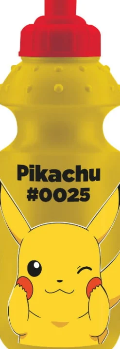 KIDS EUROSWAN Bidon sportowy butelka na wodę 350ml PP Pokemon Pikachu PK00029