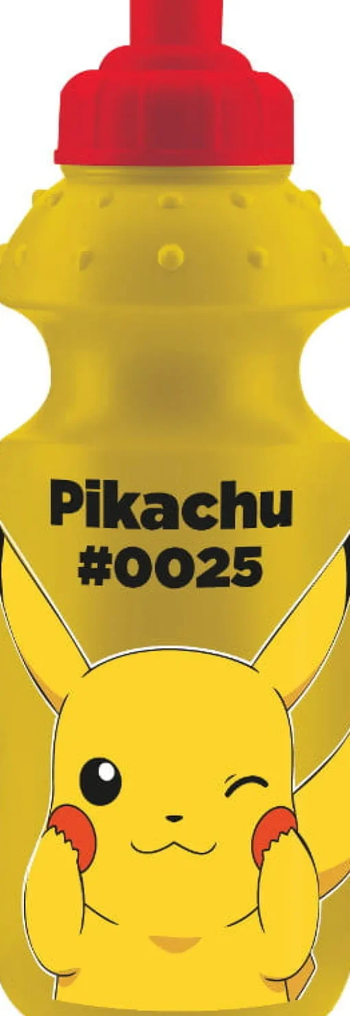KIDS EUROSWAN Bidon sportowy butelka na wodę 350ml PP Pokemon Pikachu PK00029