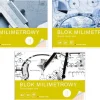 INTERDRUK Blok milimetrowy A3 20k p10, mix cena za 1 szt