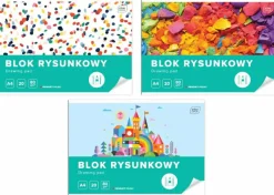 INTERDRUK Blok rysunkowy A4 20k p10 mix cena za 1 szt